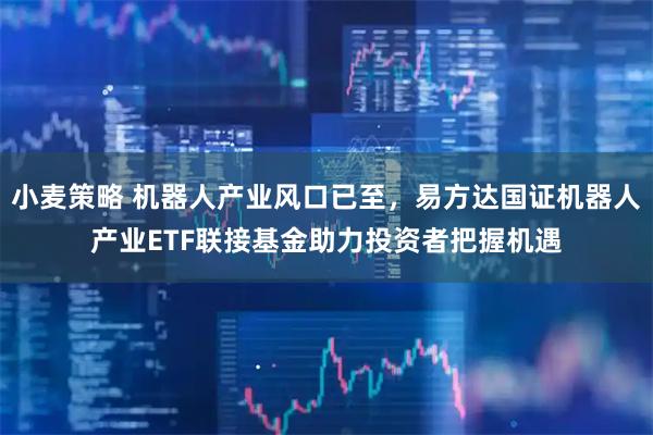 小麦策略 机器人产业风口已至，易方达国证机器人产业ETF联接基金助力投资者把握机遇